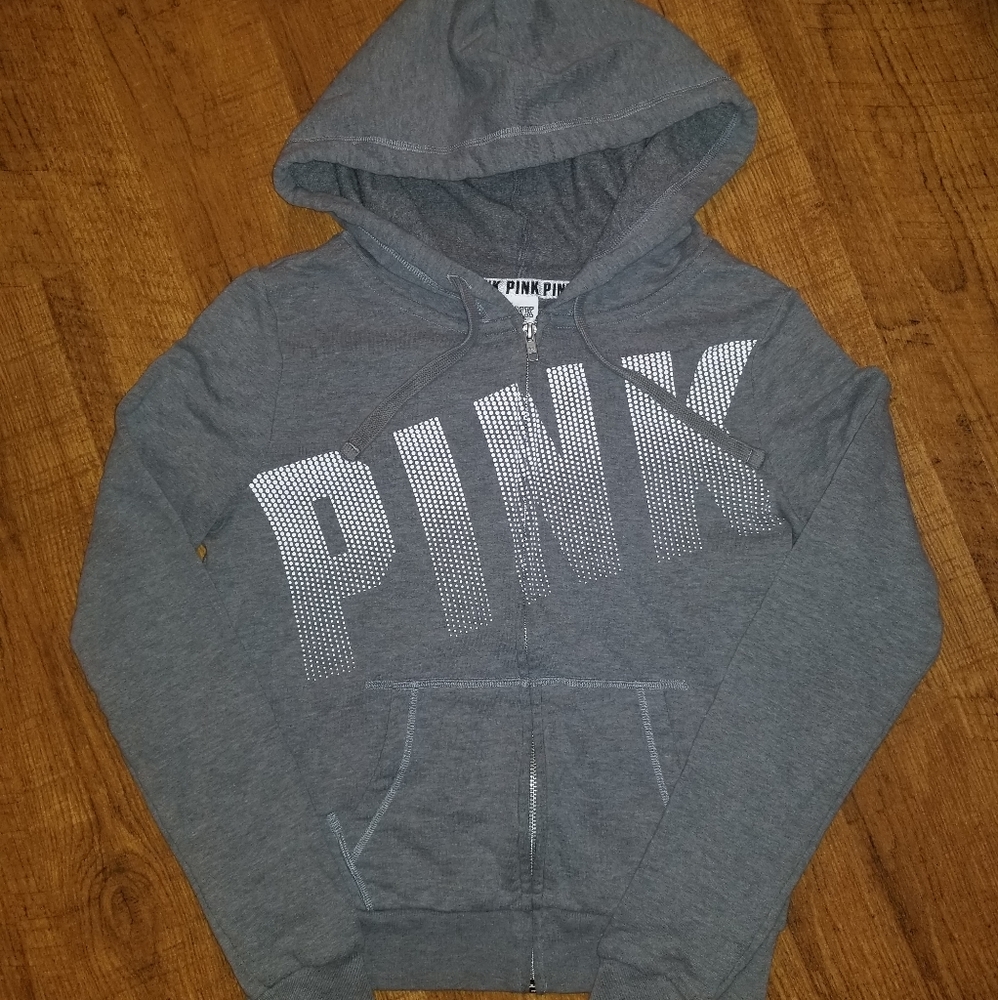 VS Pink Lightweight Sweatshirt sz S EUC